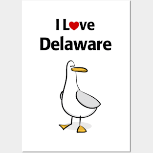 I Love Delaware Posters and Art